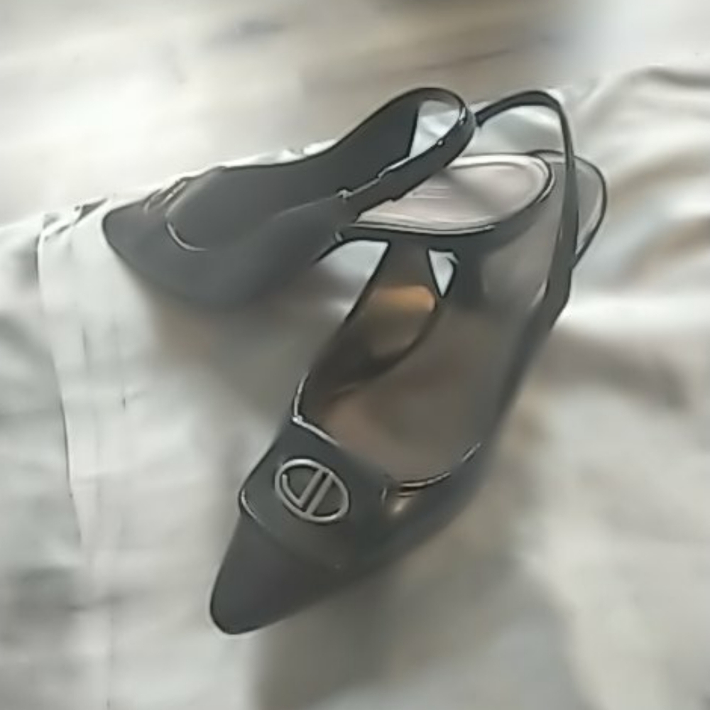 Sling back 2 inch heels - Picture 3 of 4